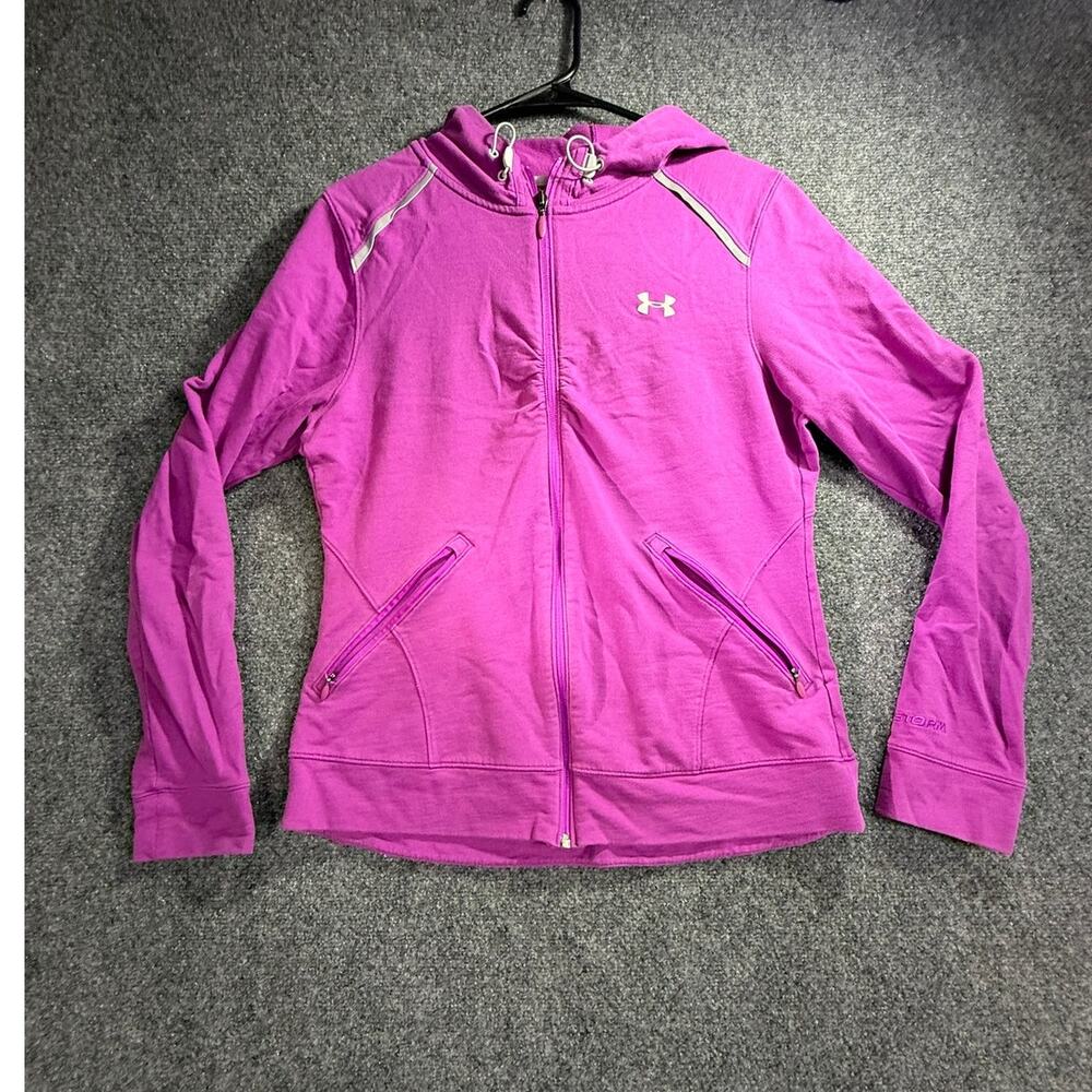 Under Armour Women's Purple Storm AllSeasonGear Full Zip Hoodie Size Large